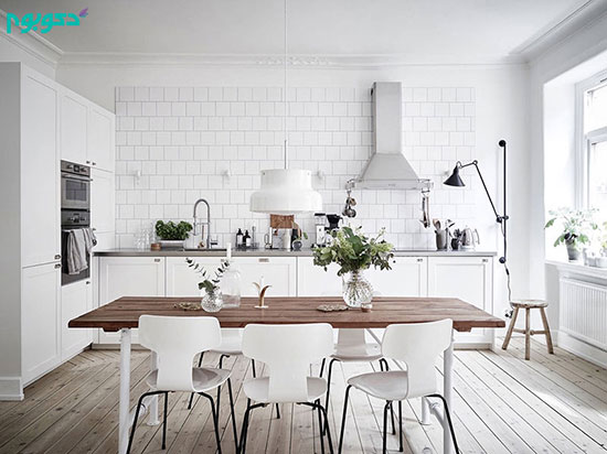 آشپزخانه های سفید؛ جلوه بخش خانه های مدرن