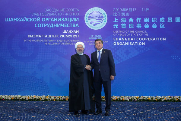 حضور روحانی در اجلاس سازمان همکاری شانگهای