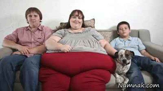 چاق ترین زن دنیا، عروس شد! +عکس