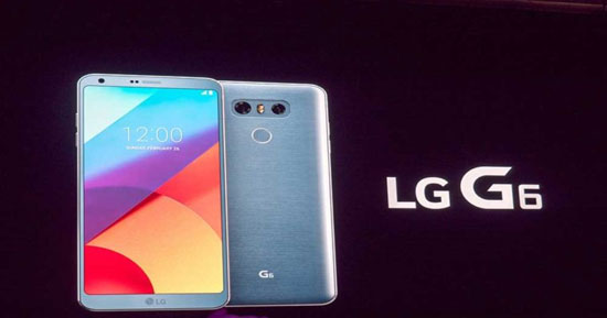 گوشی LG G6 رسما رونمایی شد