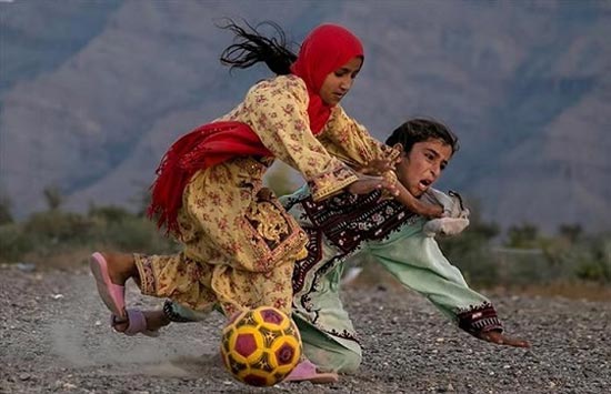 دختران فوتبالیست ایرانی و محروم ... +عکس
