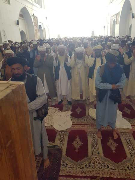 اولین نمازجمعه طالبان در مسجد بزرگ هرات