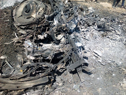عکس: خلبان سوخو 24 بعد از سقوط