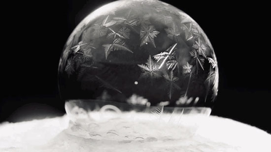 زیبایی خیره کننده حباب صابون!
