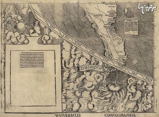 تنها کپی باقیمانده از اولین نقشه جهان بعد از کشف آمریکا
