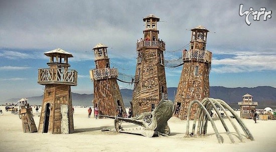 آفرینش های الهام گرفته از رنسانس در فستیوال «Burning Man»
