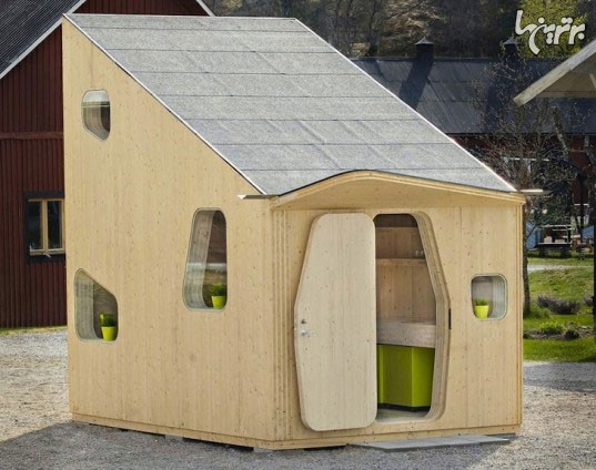خانه 10 متری با معماری سبز در موزه سوئد!