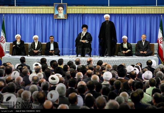 تصاویری از تنفیذ حکم روسای جمهور ایران
