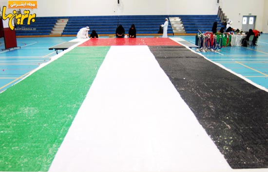بزرگترین پرچم جهان در جنوب ایران + عکس