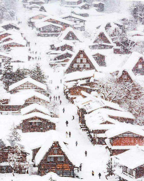 پر برف‌ترین روستای دنیا در ژاپن