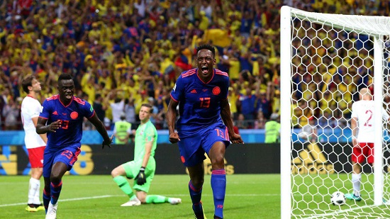 مدافع کلمبیا، پنجمین گلزن بارسا در جام جهانی