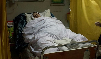 نجات چاق ترین زن ایرانی از مرگ +عکس