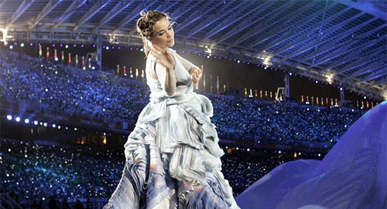 صحنه‌های به یادماندنی مراسم افتتاحیه المپیک