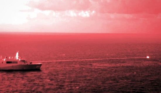 آمریکا یک سلاح لیزری در خلیج عدن آزمایش کرد