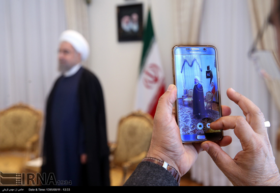 دیدار رئیس مجلس قبرس با روحانی