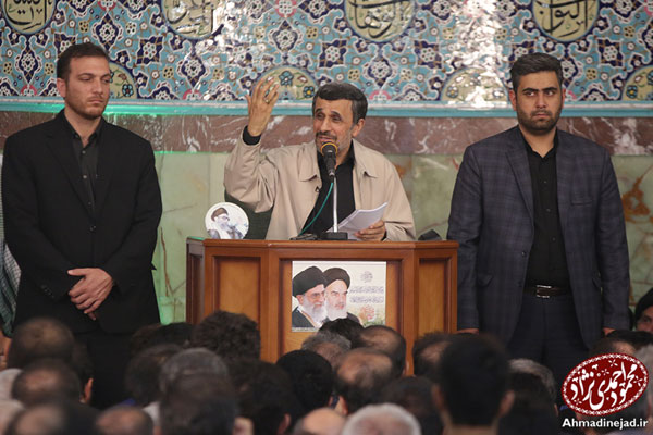 روز پر کار احمدی نژاد در نارمک +عکس