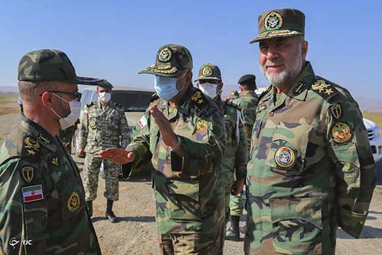 مانور ارتش در مناطق مرزی شمال غرب ایران