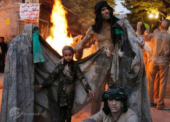 گزارش خبرگزاری‌ فرانسه از «گل‌مالی» عاشورا