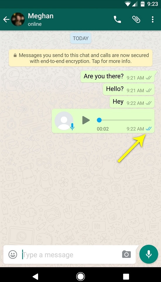 چگونه تیکِ پیام واتس‌اپ را غیرفعال کنم؟