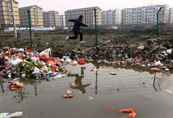 تصاویر وحشتناک از وسعت آلودگی در چین