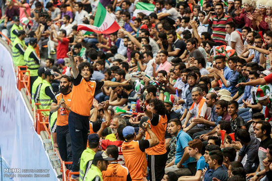 عکس: حاشیه‌های والیبال ایران و صربستان
