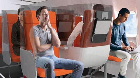 صندلی کروناییِ هواپیما طراحی شد