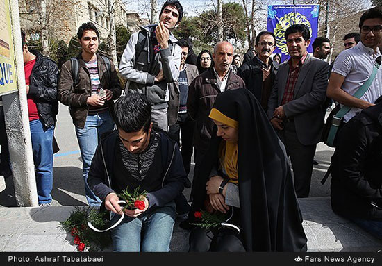 تصاویری از مراسم جشن ازدواج دانشجویی