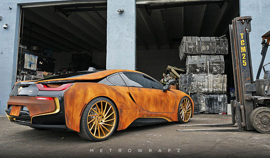 ظاهر سوخته برای BMW i8