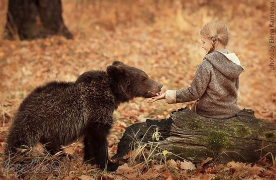تصاویر دوست داشتنی از کودک و حیوانات