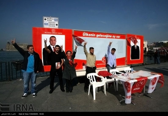 عکس: تبلیغات انتخاباتی در ترکیه