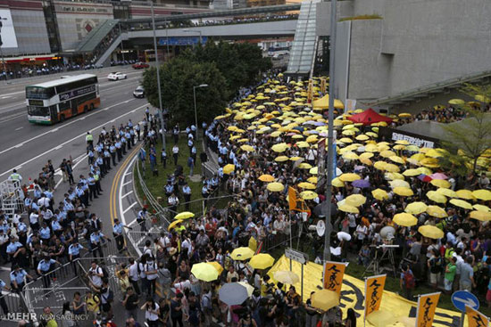 عکس: سالگرد انقلاب چتر در هنگ کنگ