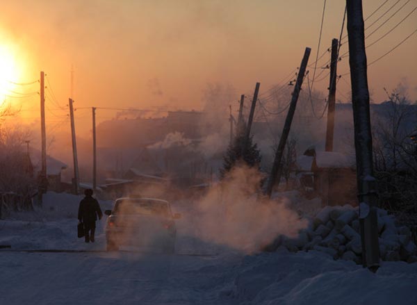 تصاویر: سرمای 50 درجه زیر صفر روسیه