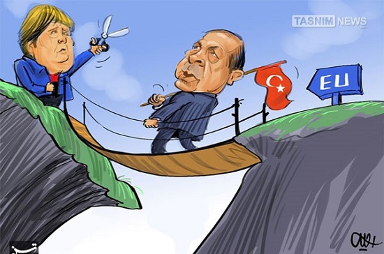 کاریکاتور: آرزوهای اردوغان بر باد می‌رود!؟