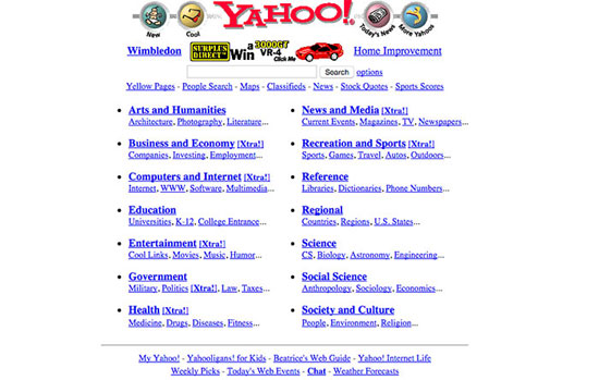 شکل وب‌سایت‌ برند های معروف در دهه‌ 90