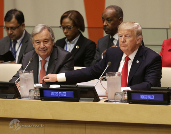 اولین حضور ترامپ در سازمان ملل