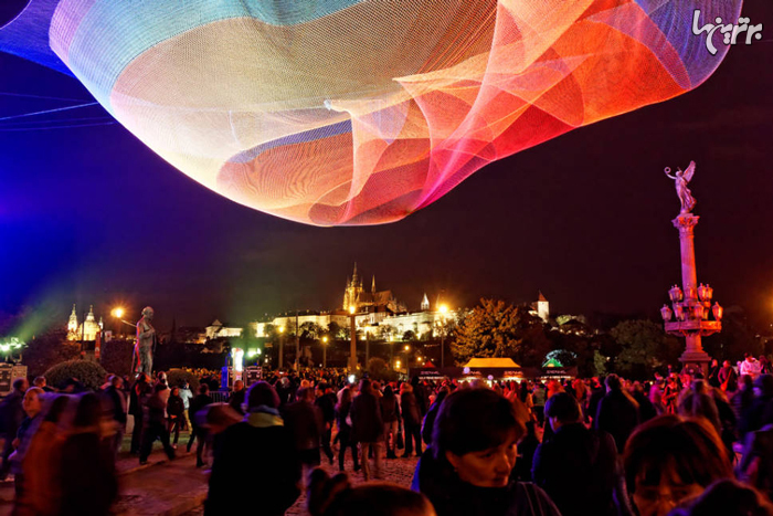 تصاویر دیدنی از فستیوال سالانه نور در پراگ