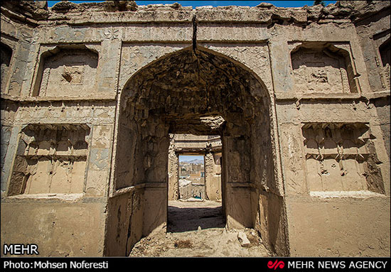 تصاویری دردناک از ارگ باستانی بهارستان