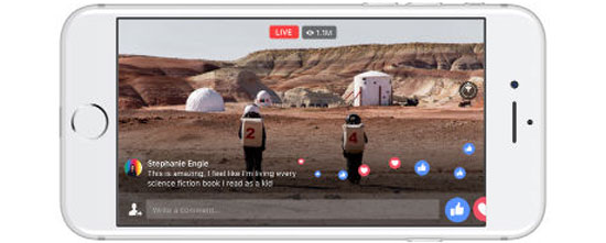 پشتیبانی فیسبوک از ویدیوهای زنده 360 درجه
