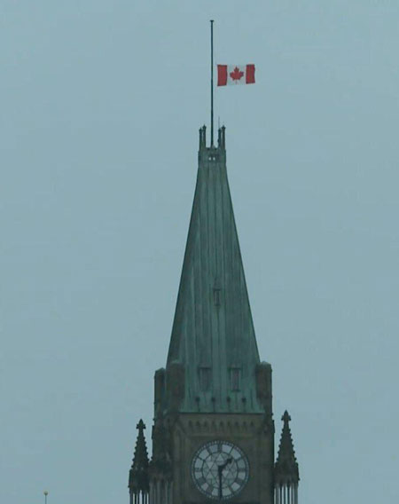ادای احترام پارلمان کانادا به جان‌باختگانِ پرواز مرگ