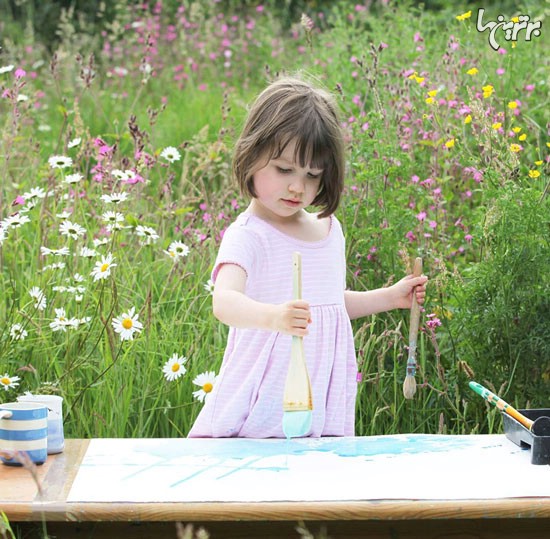 نقاشی‌های دختر مبتلا به «اوتیسم» +عکس