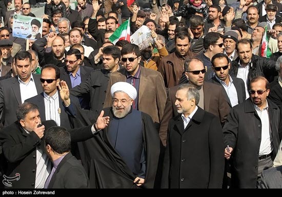 عکس: مسئولان نظام در راهپیمایی 22 بهمن