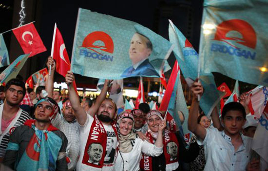 (تصاویر) جشن پیروزی اردوغان