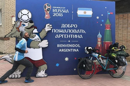 جام جهانی 2018؛ سفر عجیب هوادار آرژانتینی به روسیه