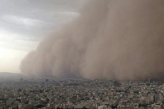 طوفان با تهران چه کرد؟ +عکس