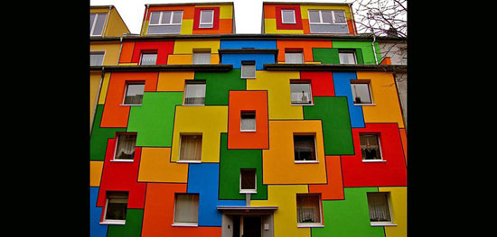 رنگی‌ترین خانه‌ها در دنیا +عکس