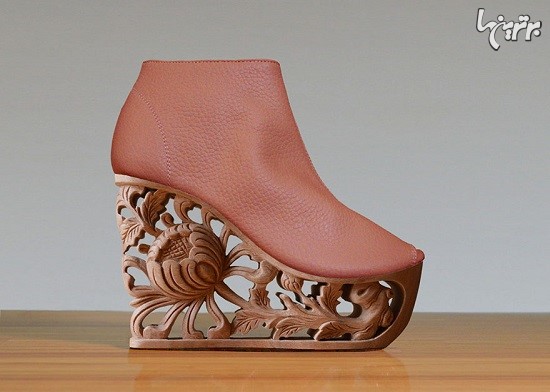 کفش‌هایی با پاشنه‌های مملو از هنر