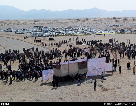 عکس: جشنواره شترسواری در طبس