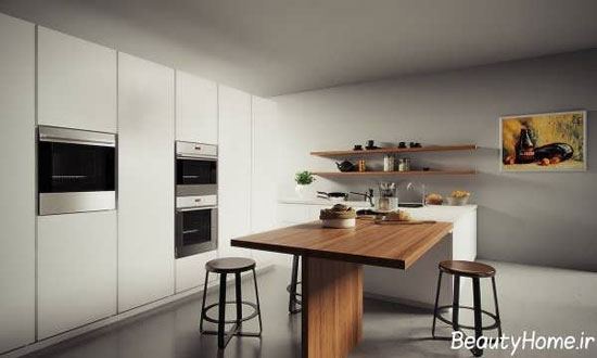 چیدمان آشپزخانه زیبا برای خانه‌های مدرن