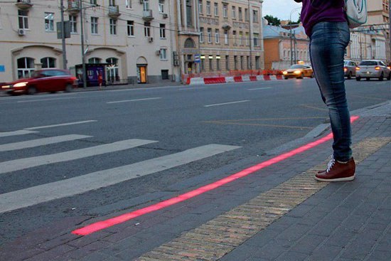چراغ راهنمایی جدید عابران پیاده در روسیه