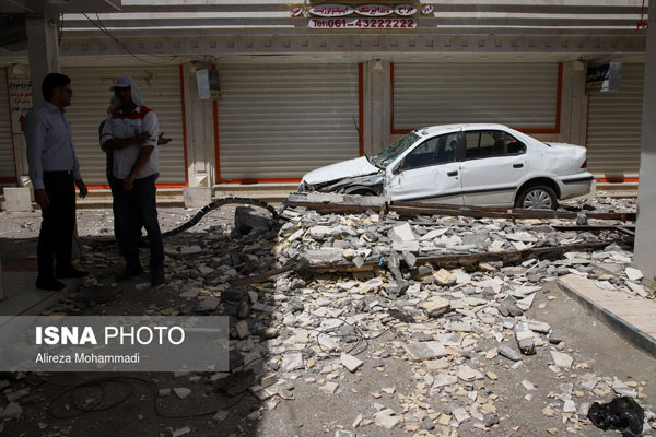 خسارات ناشی از زلزله در مسجد سلیمان